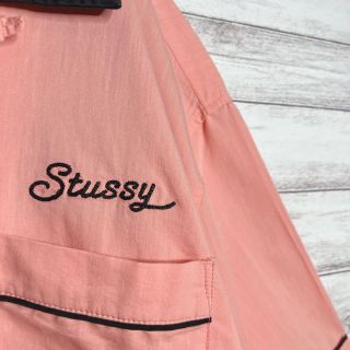 【入手困難!!】ステューシー ✈︎刺繍 開襟シャツ ゆるだぼ  半袖Tシャツ