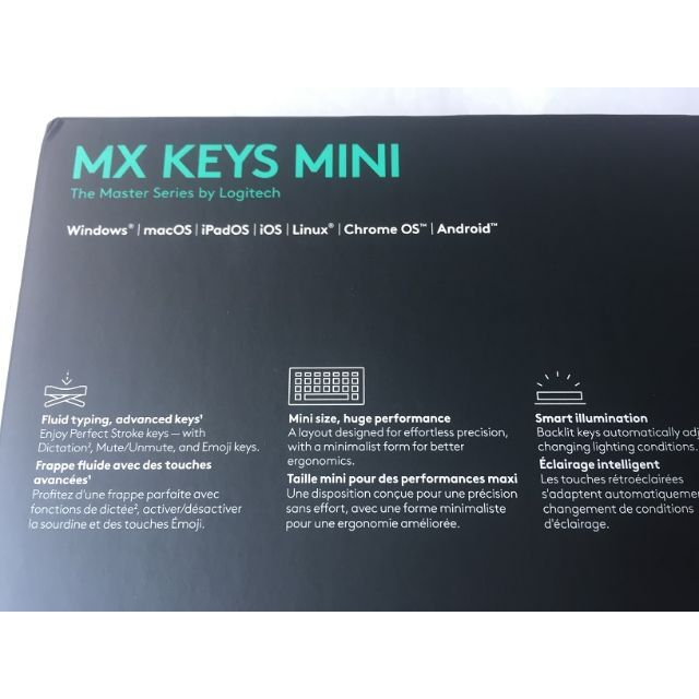 ロジテック MX keys mini US配列 海外限定 キーボード ブラック