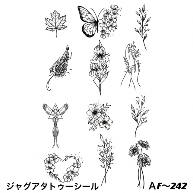 ジャグアタトゥーシールＡF〜240 蠍薔薇　二週間持ちます