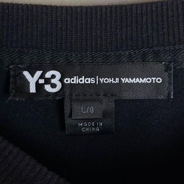 Y-3 - 【人気Lサイズ】ワイスリー☆スカル刺繍ロゴ入りTシャツ 髑髏