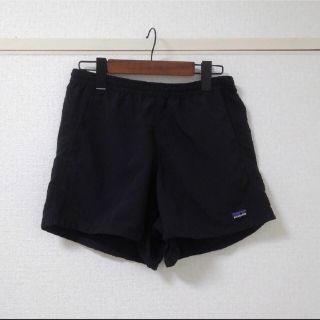 パタゴニア(patagonia)のパタゴニア　バギーズショーツ　レディース　ブラックXS(ショートパンツ)