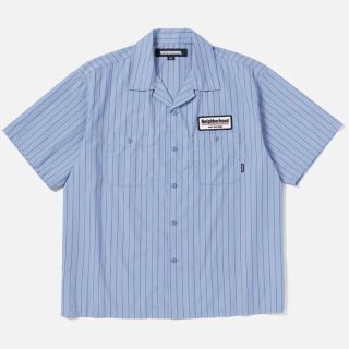 ネイバーフッド(NEIGHBORHOOD)の23SS NEIGHBORHOOD ストライプ ワークシャツ M(シャツ)