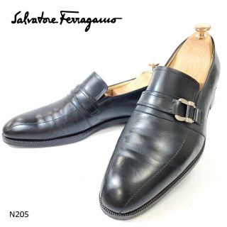 サルヴァトーレフェラガモ(Salvatore Ferragamo)のN205　Ferragamo　フェラガモ　ビジネス　8EEE ガンチーニ　黒(ドレス/ビジネス)