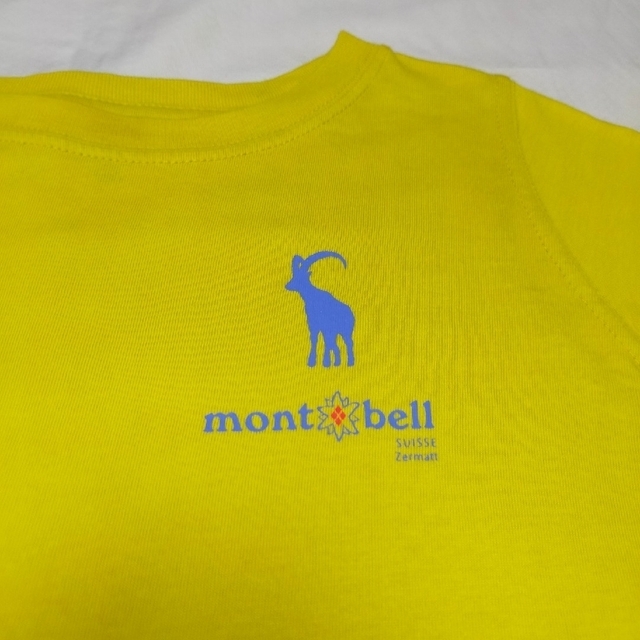 mont bell(モンベル)のモンベル　Tシャツ　100cm　スイス店限定商品　限定品　レア　スイス キッズ/ベビー/マタニティのキッズ服男の子用(90cm~)(Tシャツ/カットソー)の商品写真