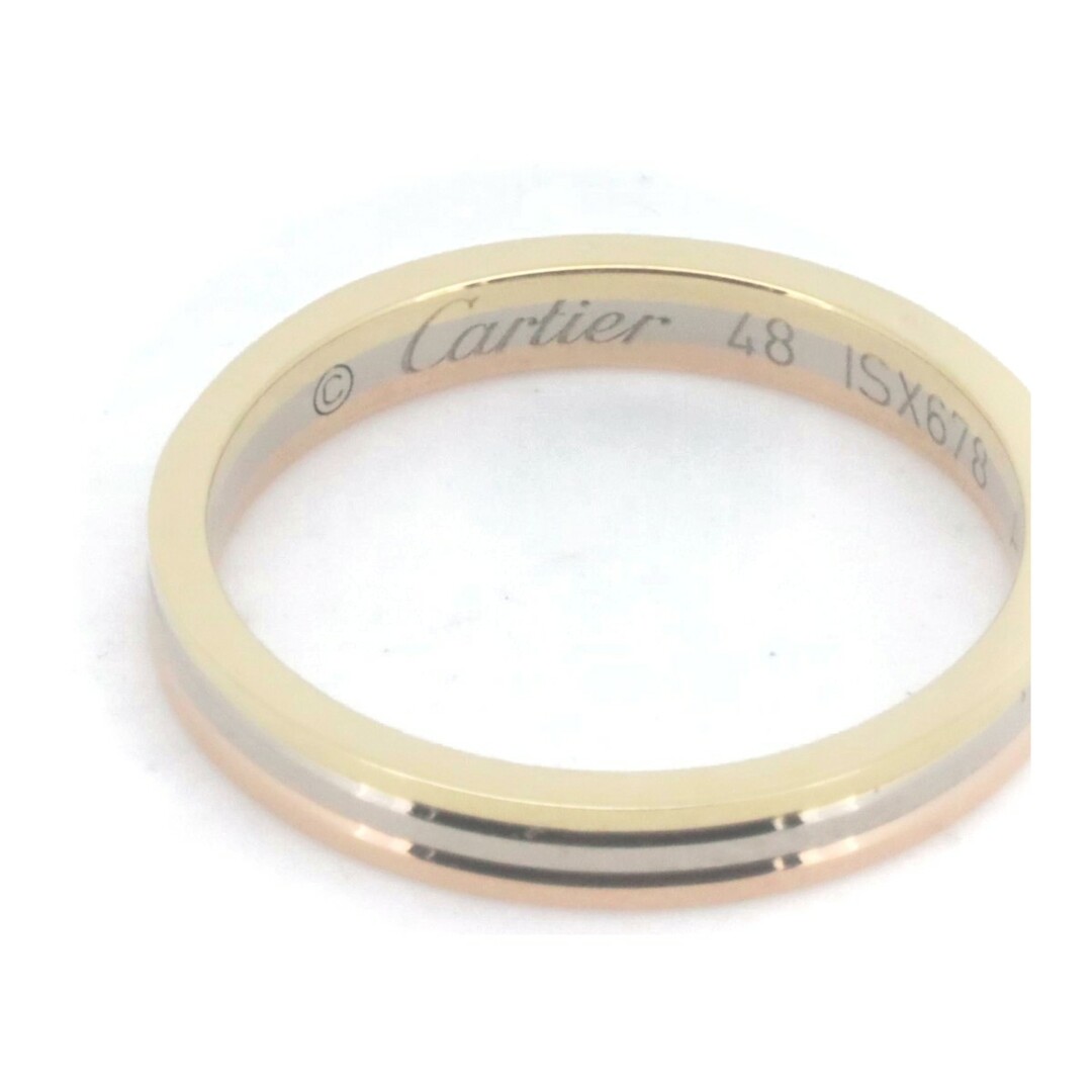 Cartier(カルティエ)の目立った傷や汚れなし カルティエ ウエディング トリニティ リング 8号 K18YG/K18PG/K18WG(18金 ゴールド) レディースのアクセサリー(リング(指輪))の商品写真