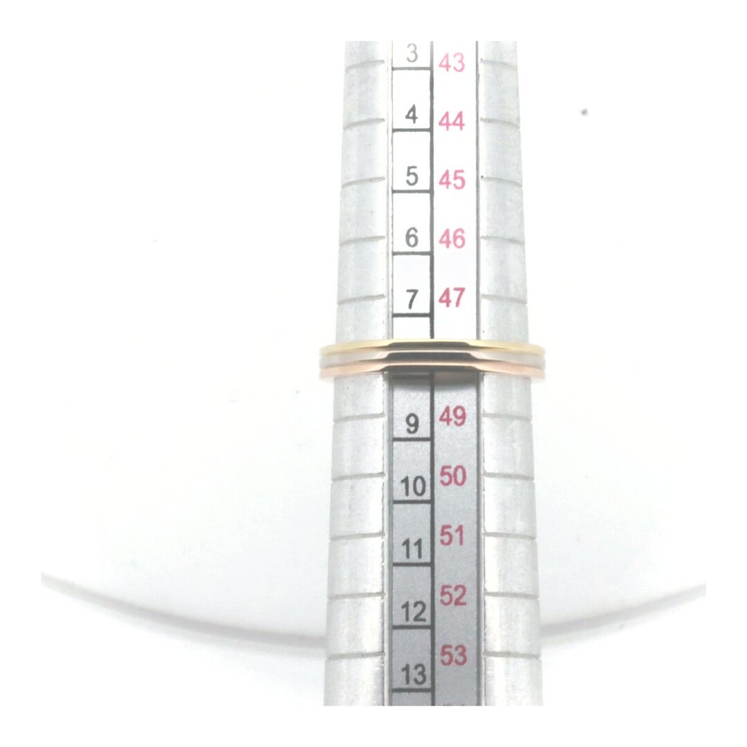 目立った傷や汚れなし カルティエ ウエディング トリニティ リング 8号 K18YG/K18PG/K18WG(18金 ゴールド)