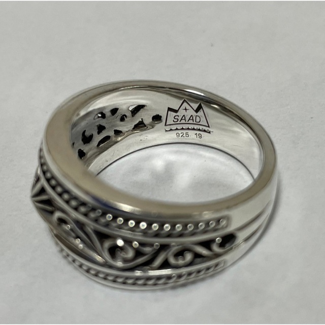 SAAD アラベスクサンシンボルシルバー925リング/指輪 メンズのアクセサリー(リング(指輪))の商品写真