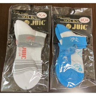ジュウイック(JUIC)の卓球 ソックス 靴下 JUIC ジュイック　2足セット 22〜24cm(卓球)