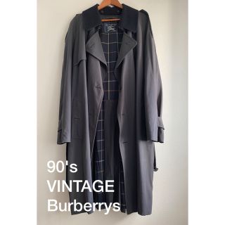 バーバリー(BURBERRY)のヴィンテージ Burberry バーバリー トレンチコート ２枚襟 ライナー付(トレンチコート)