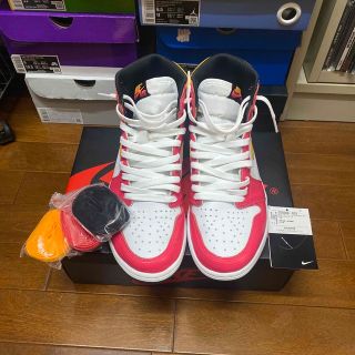 ジョーダン(Jordan Brand（NIKE）)の AIR JORDAN 1 HIGH OG LIGHT FUSION RED(スニーカー)