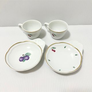 リチャードジノリ(Richard Ginori)のリチャードジノリ ボンジョルノ プルーン ＆チェリー バターディッシュ カップ(食器)