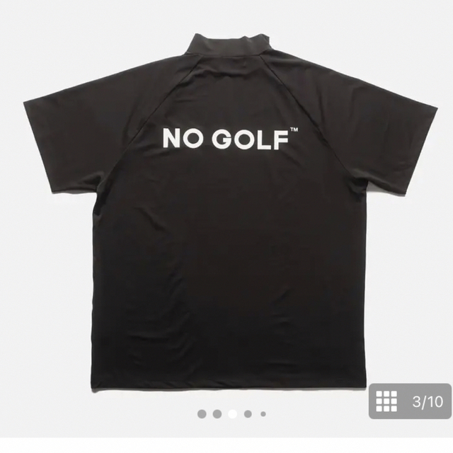 CLUBHAUS×NO COFFEE／NO GOLFモックネックTシャツ／美品⭐️