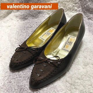 ヴァレンティノガラヴァーニ(valentino garavani)の273 valentino garavaniイタリア製 パンプス リボンデザイン(ハイヒール/パンプス)