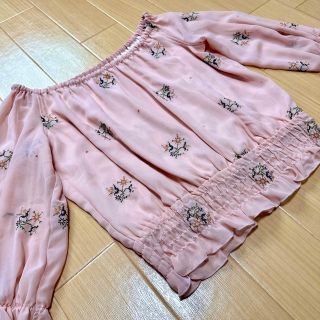 2way花柄刺繍ブラウス              (シャツ/ブラウス(長袖/七分))