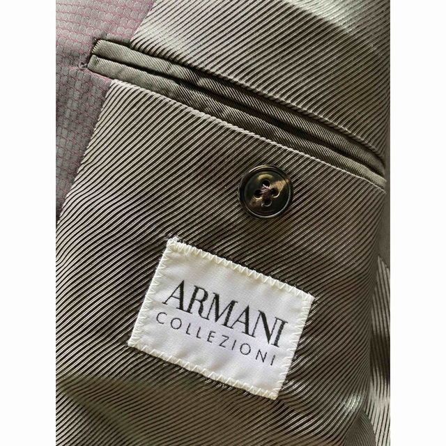 ARMANI COLLEZIONI(アルマーニ コレツィオーニ)のARMANI COLLEZIONI ベルベット ベロアテーラード ジャケット メンズのジャケット/アウター(テーラードジャケット)の商品写真