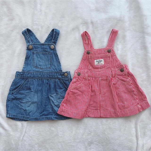 OshKosh(オシュコシュ)のOSHKOSH B'gosh babyGap ジャンパースカート キッズ/ベビー/マタニティのベビー服(~85cm)(スカート)の商品写真