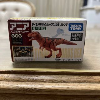 アニア(Ania（TAKARA Tomy）)のアニア★福井限定　ティラノサウルス•レックス（幼体•オレンジ）(キャラクターグッズ)