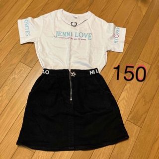 ジェニィ(JENNI)のジェニィ　Tシャツ　スカート　150(Tシャツ/カットソー)