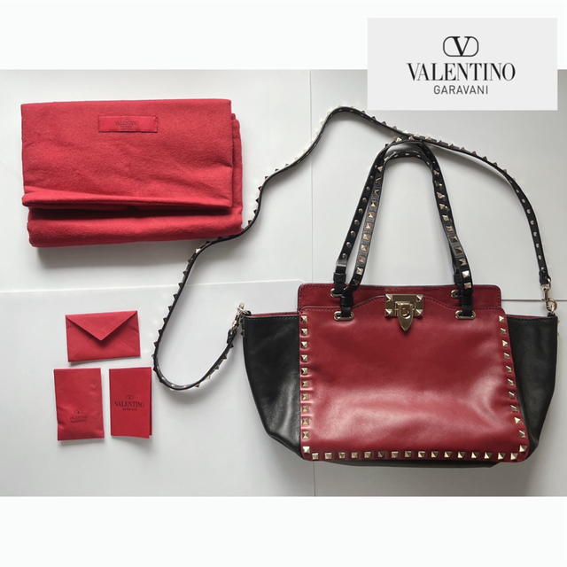 希少★VALENTINO GARAVANI ヴァレンティノ　スタッズ バッグ