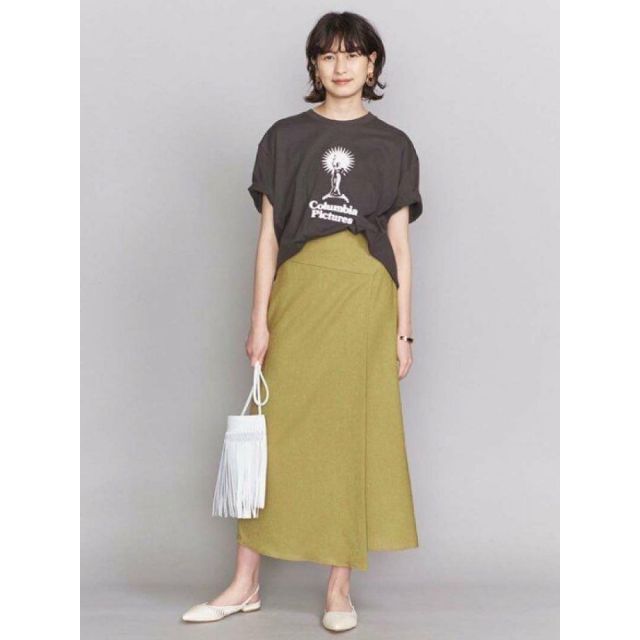 BEAUTY&YOUTH UNITED ARROWS(ビューティアンドユースユナイテッドアローズ)のリラックスなこなれ感が可愛い♪　ラップ風ロングスカート レディースのスカート(ロングスカート)の商品写真