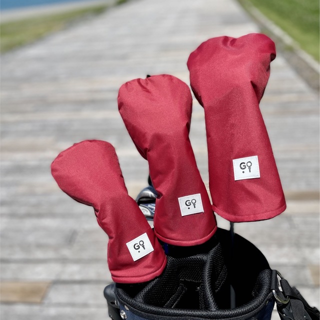 撥水 ヘッドカバー セット ハンドメイドの通販 by golfshop_g.o｜ラクマ
