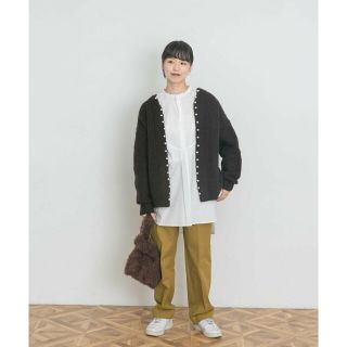 アーバンリサーチラボ(UR Lab.)の【BEIGE】ハイウエストチノパンツ(チノパン)