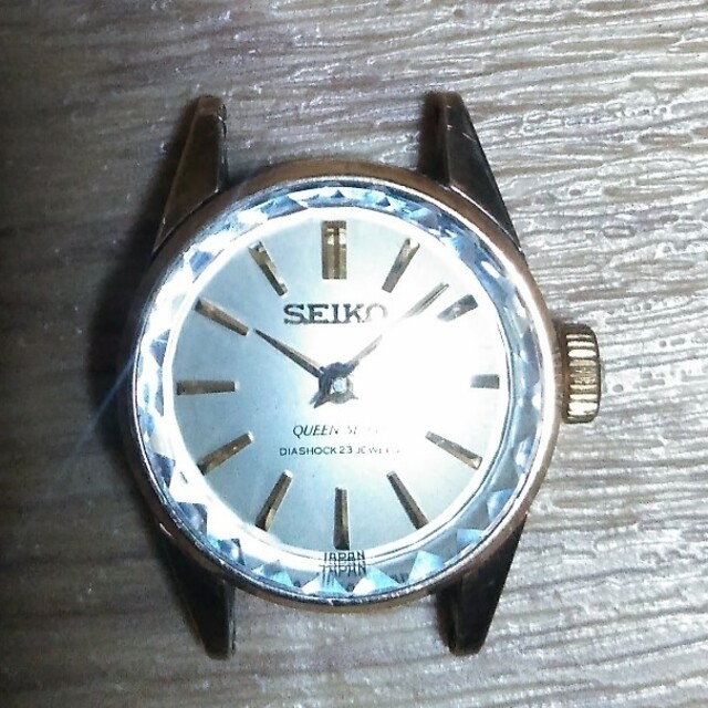 SEIKO(セイコー)のQUEEN SEIKO 手巻き　腕時計　ジャンク品 レディースのファッション小物(腕時計)の商品写真