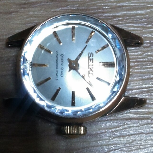 SEIKO(セイコー)のQUEEN SEIKO 手巻き　腕時計　ジャンク品 レディースのファッション小物(腕時計)の商品写真