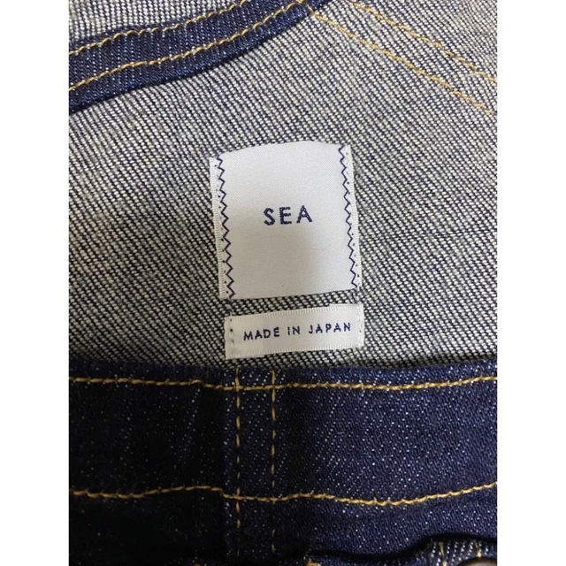 SEA(シー)のSEA カシミアタッチ　デニムサロペット　サイズ0 ロンハーマン レディースのパンツ(サロペット/オーバーオール)の商品写真