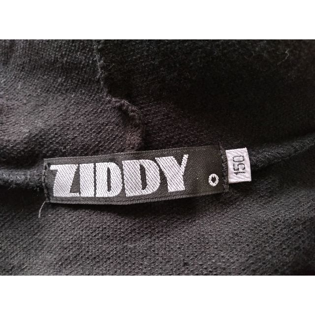 ZIDDY(ジディー)の1273y【キッズ女の子】ジディ 古着 パーカー 刺繡ロゴ 150 ブラック キッズ/ベビー/マタニティのキッズ服女の子用(90cm~)(ジャケット/上着)の商品写真