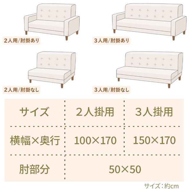 【色: ベージュ】ベルーナBELLUNA ソファカバー マルチカバー もちもち  インテリア/住まい/日用品のソファ/ソファベッド(ソファカバー)の商品写真