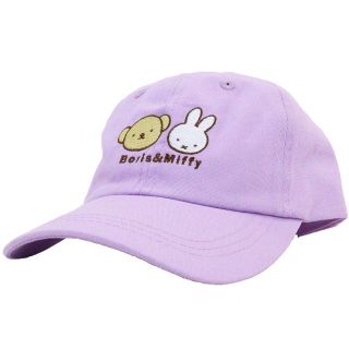 ミッフィー(miffy)のmiffy ミッフィー キャップ ボリスとミッフィー 調節可能★パープル【新品】(帽子)