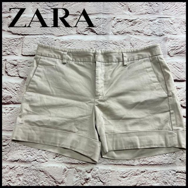 ZARA BASIC　ザラ　ショートパンツ　カジュアル　レディース【M】 レディースのパンツ(ショートパンツ)の商品写真