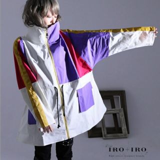 iroiro IRO+IRO パーカー　ツートン ユニセックス フリーサイズ