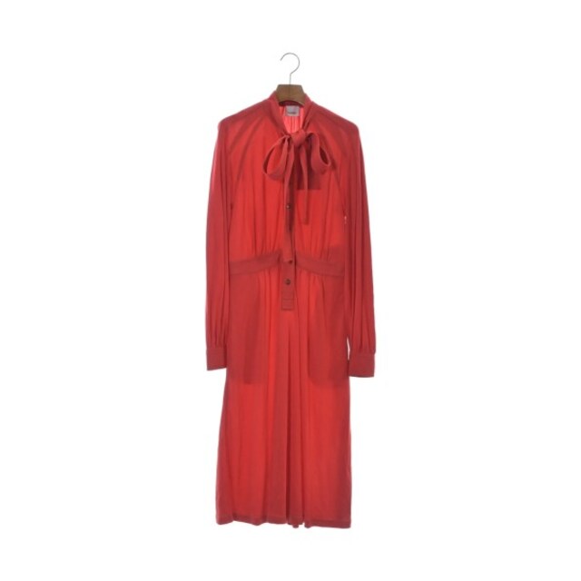 熱い販売 BURBERRY 【古着】【中古】 赤 40(M位) ワンピース