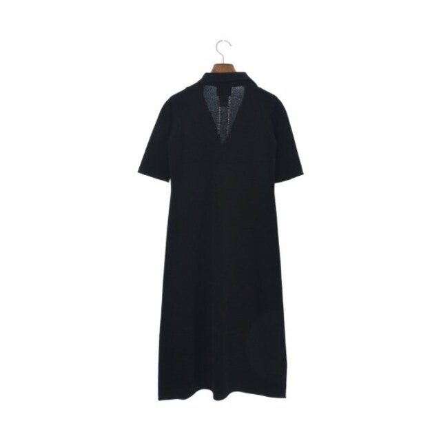 Jil Sander(ジルサンダー)のJIL SANDER ジルサンダー ワンピース 36(XS位) 黒 【古着】【中古】 レディースのワンピース(ひざ丈ワンピース)の商品写真