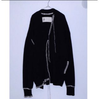 マルタンマルジェラ(Maison Martin Margiela)の"OUAT" -004- BLACK OFFICE CARDIGAN(カーディガン)