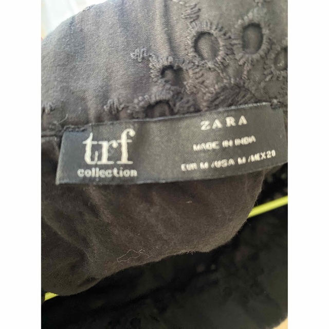 ZARA(ザラ)のZARA womanザラウーマン黒透かし模様ブラックセットアップ風スーツコットン レディースのレディース その他(セット/コーデ)の商品写真