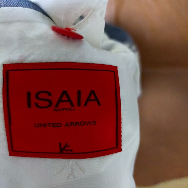 ISAIA - ISAIA シルク×ウール×コットン素材 テーラードジャケット