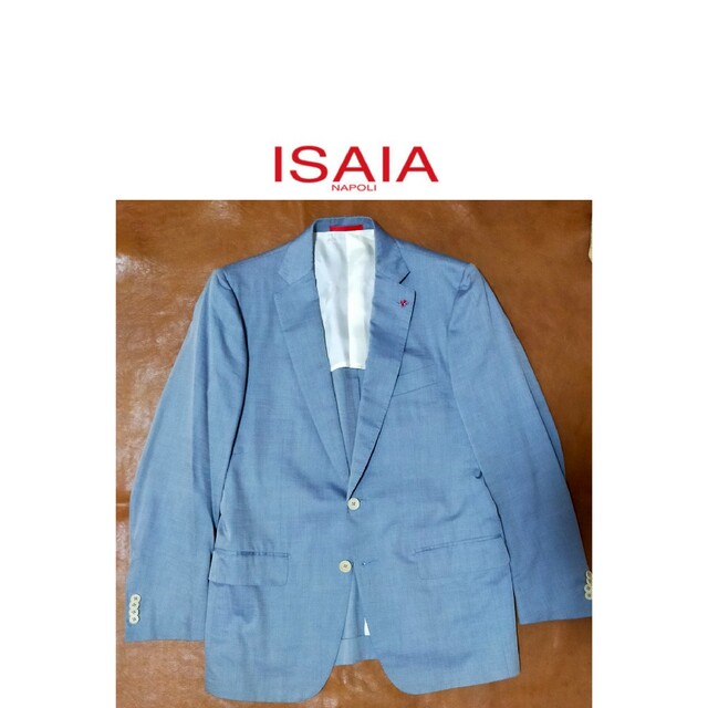 ISAIA - ISAIA シルク×ウール×コットン素材 テーラードジャケット