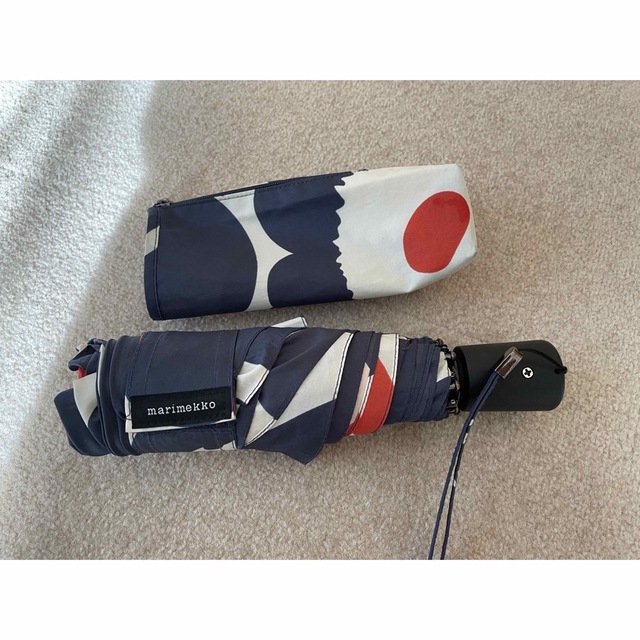 marimekko - 【中古品】マリメッコ ワンタッチ折りたたみ傘 の marimekko - 【中古品】マリメッコ ワンタッチ折りたたみ傘 の