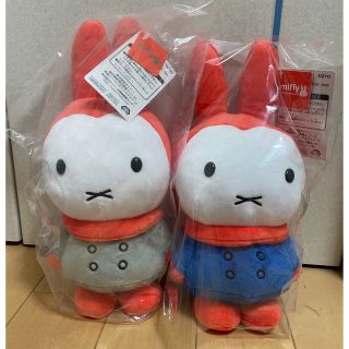 ミッフィー(miffy)のミッフィー miffy ゆきのひ 2022ぬいぐるみ 約30㎝ ブルー グレー(ぬいぐるみ)