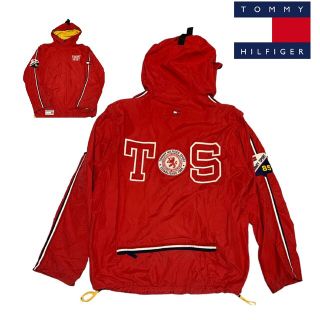 トミーヒルフィガー(TOMMY HILFIGER)の90s TOMMY HILFIGER 2way ハーフジップナイロンジャケット(ナイロンジャケット)