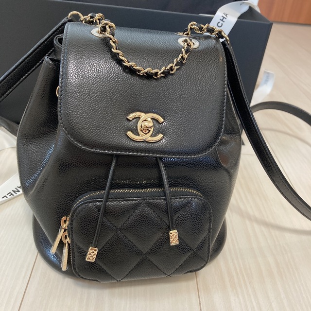 直販半額CHANEL - CHANEL シャネルリュックビ ジネスアフィニティ ...