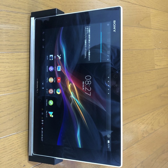 タブレット　sony so-03e クレードル付き