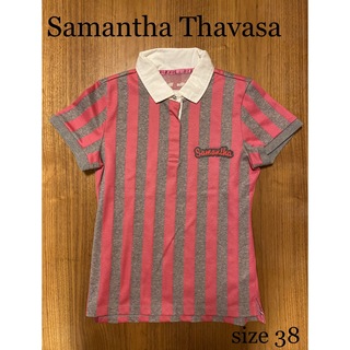 サマンサタバサ(Samantha Thavasa)のサマンサタバサ ゴルフウェア レディース ポロシャツ 半袖 サイズS 春夏(ウエア)