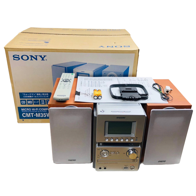 約49kgSONY MD搭載オールインワンコンポ CMT-M35WM S シルバー