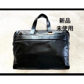 【超レア】♥️Ferragamo フェラガモ ビジネスバッグ 黒 新品未使用