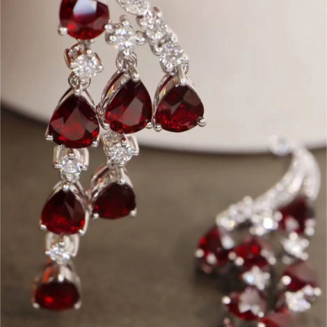 登場! 天然 ¥ k18 ピアス5.2ct ダイヤ ルビー ピアス - electmcshane.com