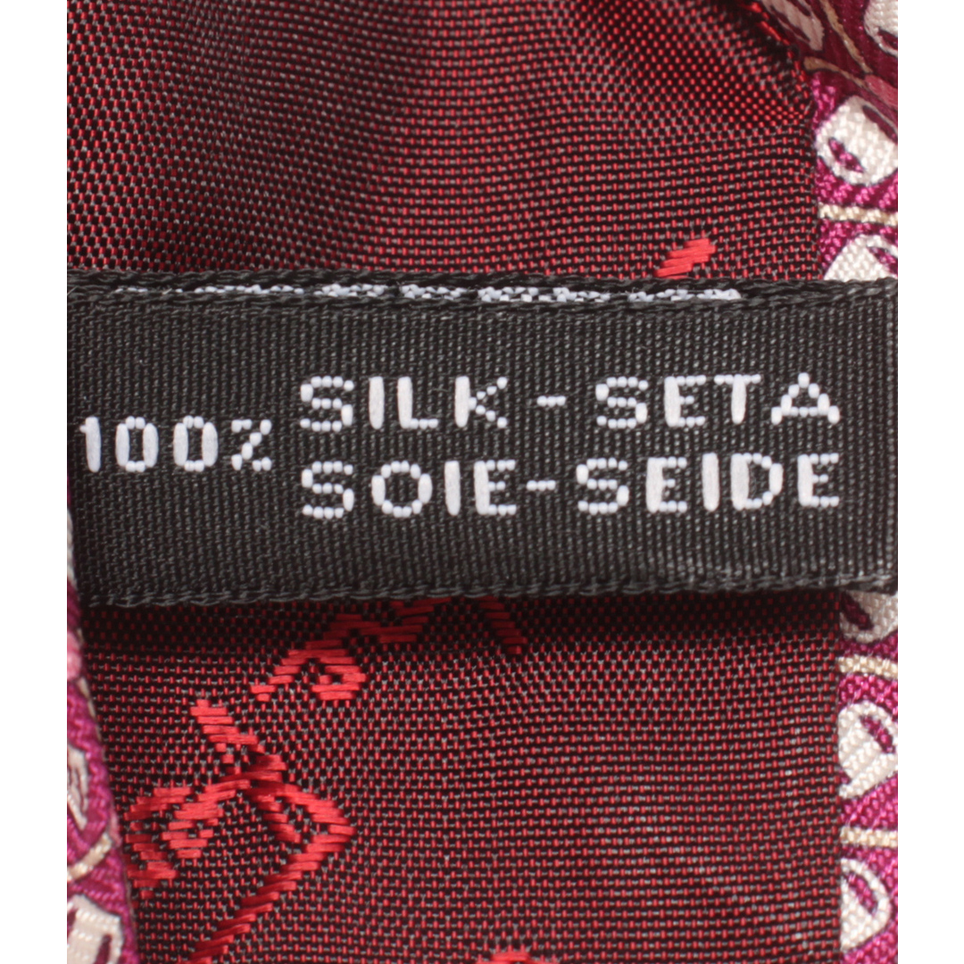Salvatore Ferragamo(サルヴァトーレフェラガモ)の美品 サルバトーレフェラガモ ネクタイ シルク100％ ヴァラ柄 メンズ メンズのファッション小物(ネクタイ)の商品写真